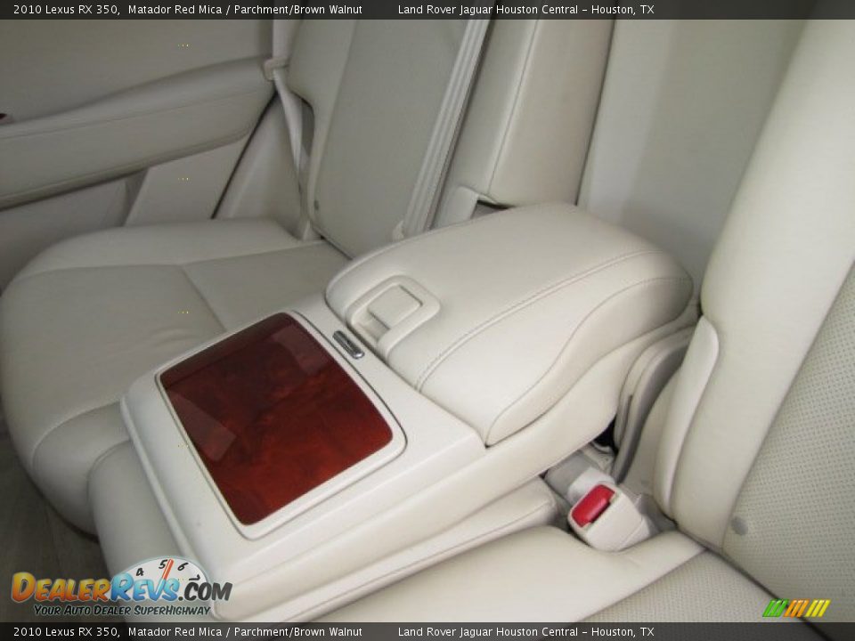 2010 Lexus RX 350 Matador Red Mica / Parchment/Brown Walnut Photo #33
