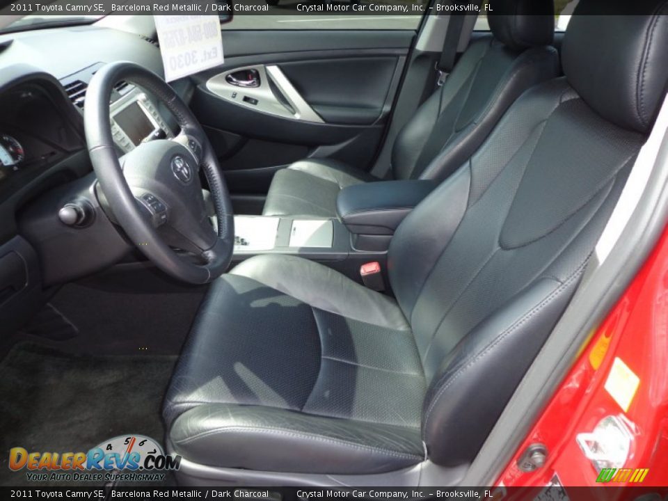 2011 Toyota Camry SE Barcelona Red Metallic / Dark Charcoal Photo #4