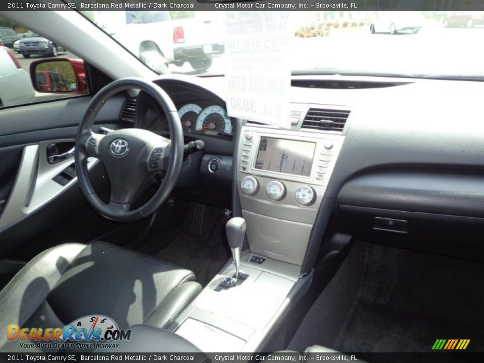 2011 Toyota Camry SE Barcelona Red Metallic / Dark Charcoal Photo #11