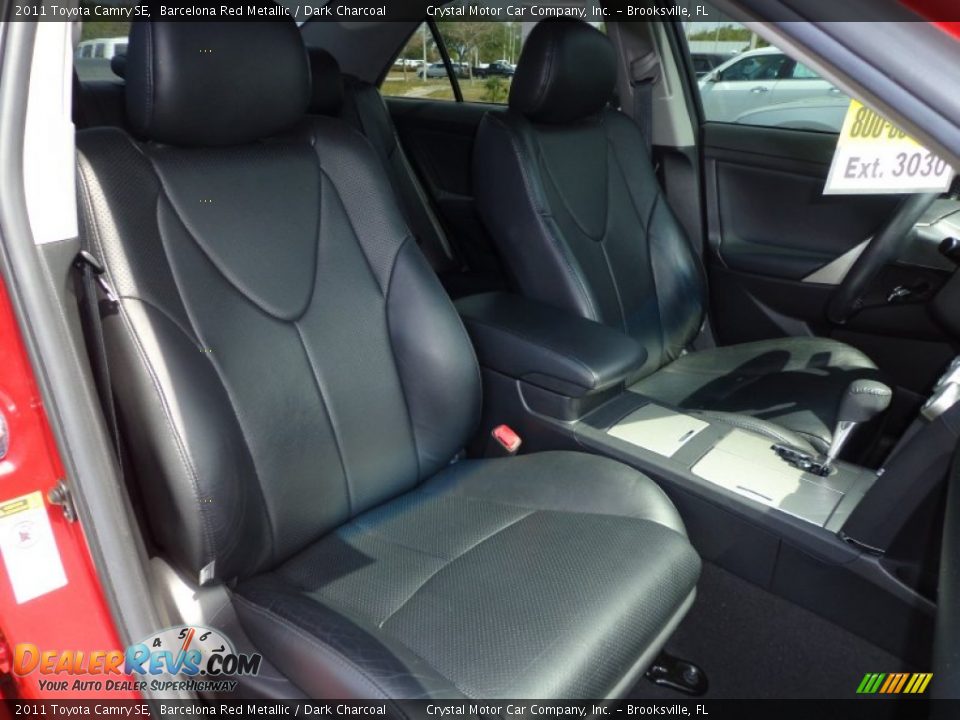 2011 Toyota Camry SE Barcelona Red Metallic / Dark Charcoal Photo #12