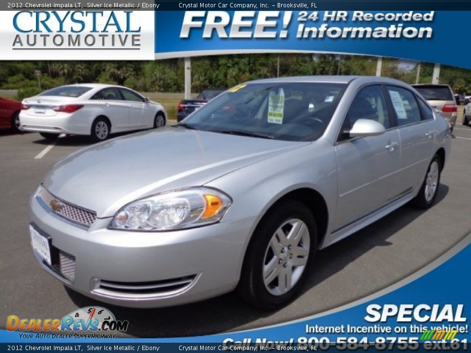 2012 Chevrolet Impala LT Silver Ice Metallic / Ebony Photo #1