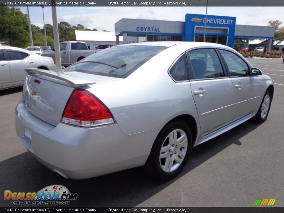 2012 Chevrolet Impala LT Silver Ice Metallic / Ebony Photo #8