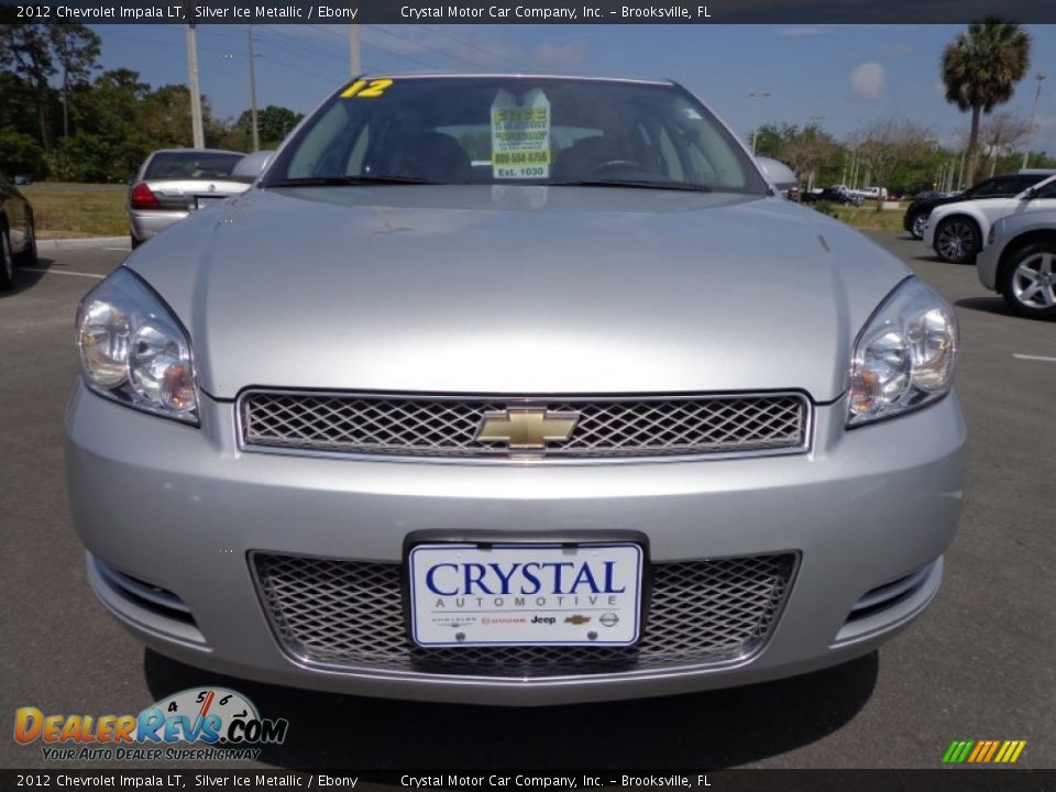 2012 Chevrolet Impala LT Silver Ice Metallic / Ebony Photo #13