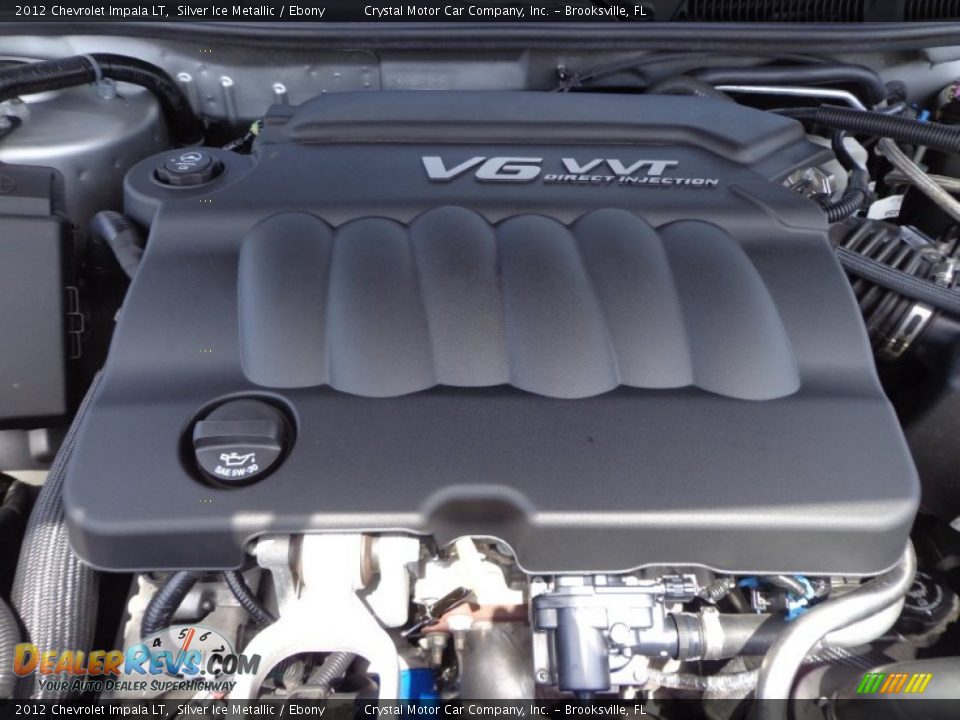 2012 Chevrolet Impala LT Silver Ice Metallic / Ebony Photo #16