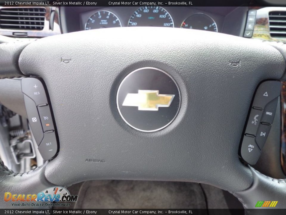 2012 Chevrolet Impala LT Silver Ice Metallic / Ebony Photo #21
