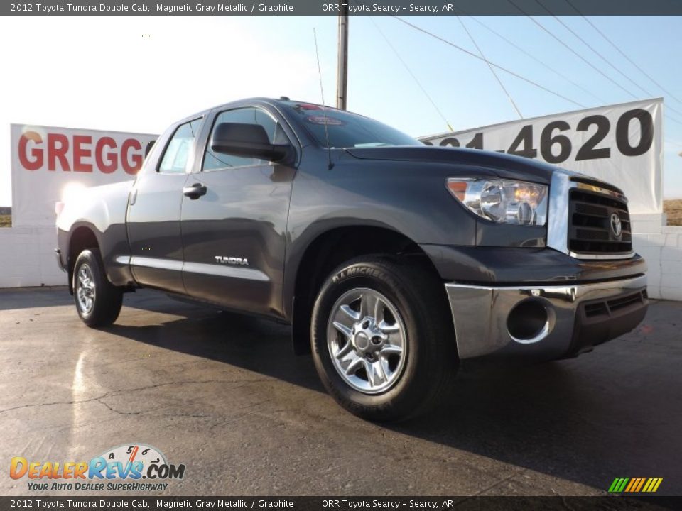 2012 Toyota Tundra Double Cab Magnetic Gray Metallic / Graphite Photo #1