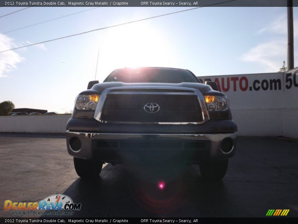 2012 Toyota Tundra Double Cab Magnetic Gray Metallic / Graphite Photo #2