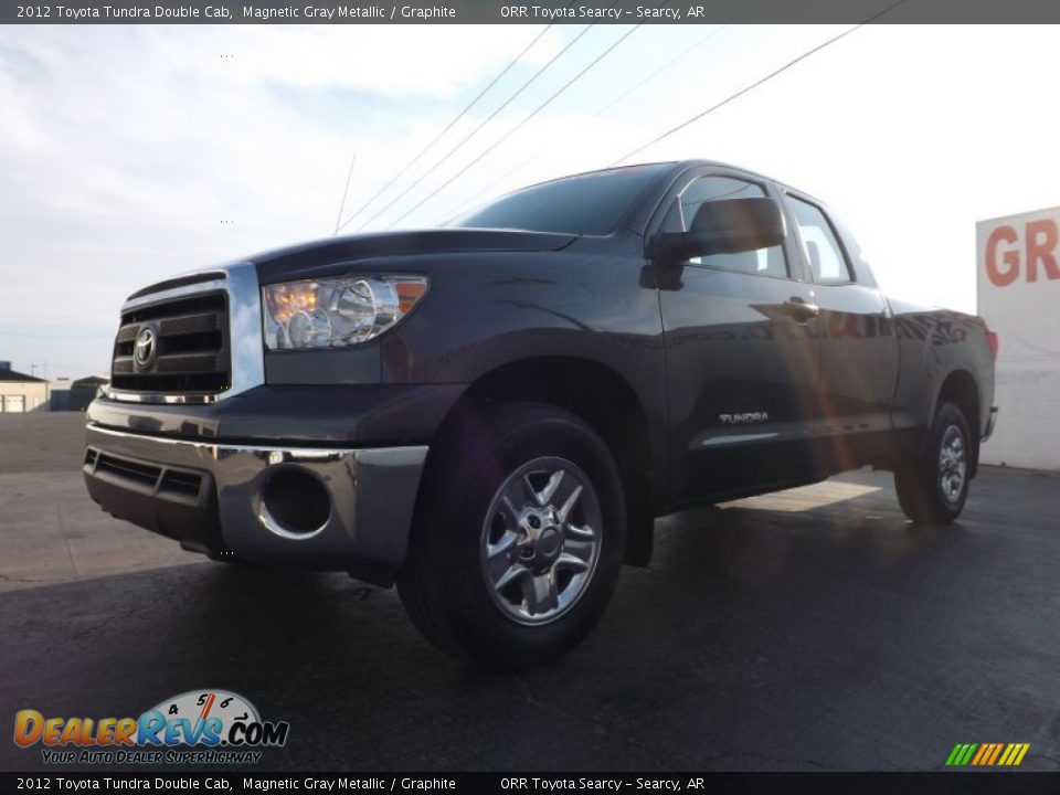 2012 Toyota Tundra Double Cab Magnetic Gray Metallic / Graphite Photo #3