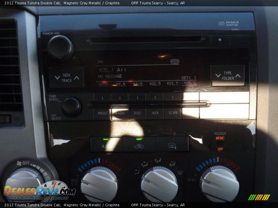 2012 Toyota Tundra Double Cab Magnetic Gray Metallic / Graphite Photo #12