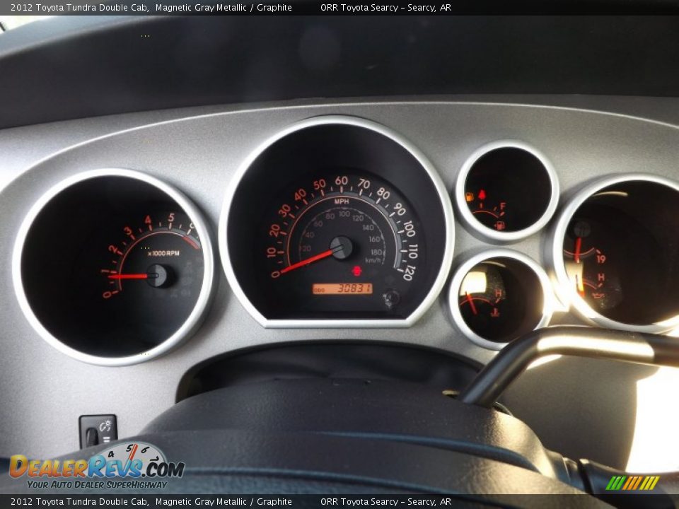 2012 Toyota Tundra Double Cab Magnetic Gray Metallic / Graphite Photo #13