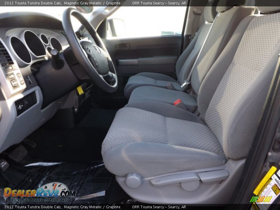 2012 Toyota Tundra Double Cab Magnetic Gray Metallic / Graphite Photo #14