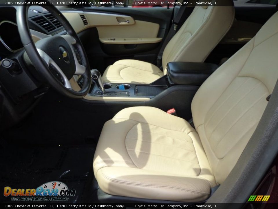 Cashmere/Ebony Interior - 2009 Chevrolet Traverse LTZ Photo #4