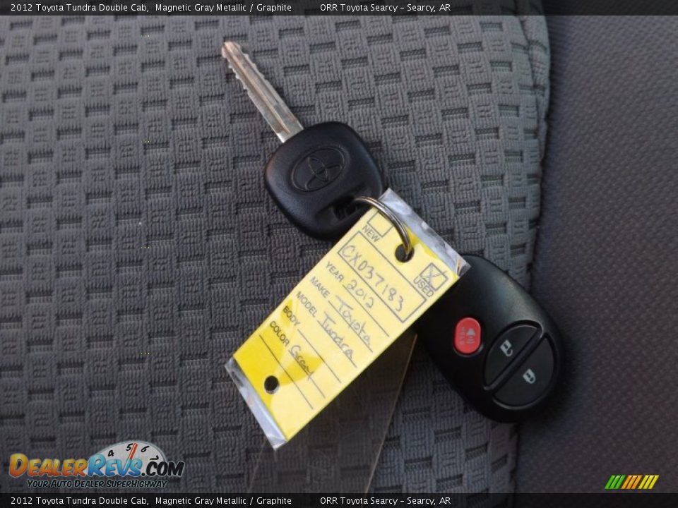 2012 Toyota Tundra Double Cab Magnetic Gray Metallic / Graphite Photo #22