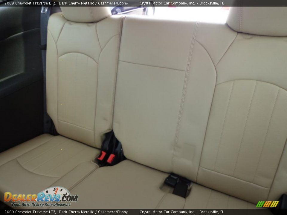 2009 Chevrolet Traverse LTZ Dark Cherry Metallic / Cashmere/Ebony Photo #6