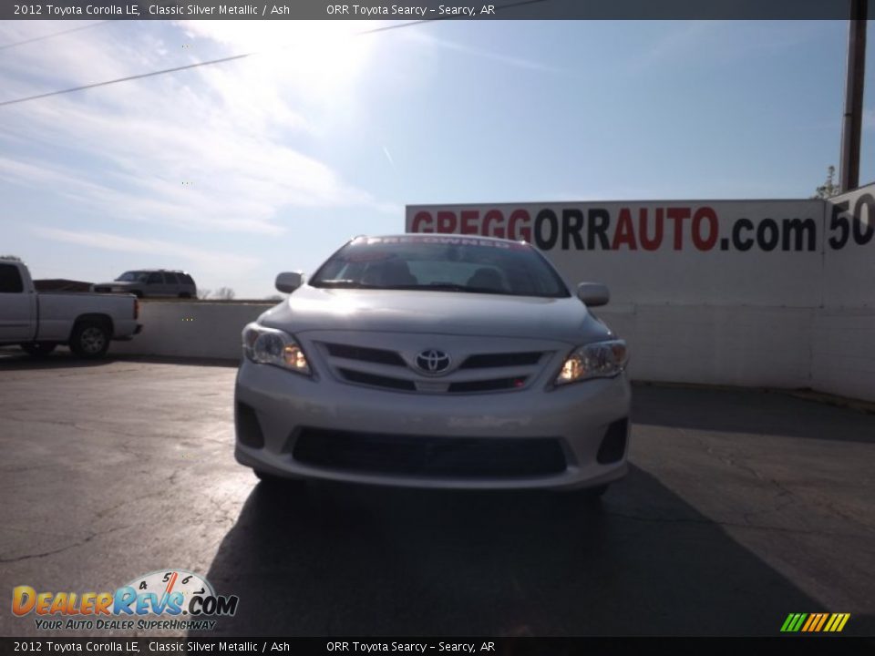 2012 Toyota Corolla LE Classic Silver Metallic / Ash Photo #2