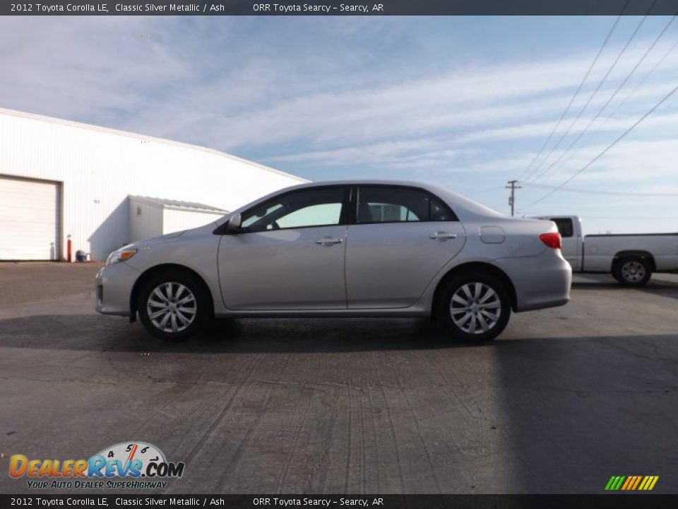 2012 Toyota Corolla LE Classic Silver Metallic / Ash Photo #4