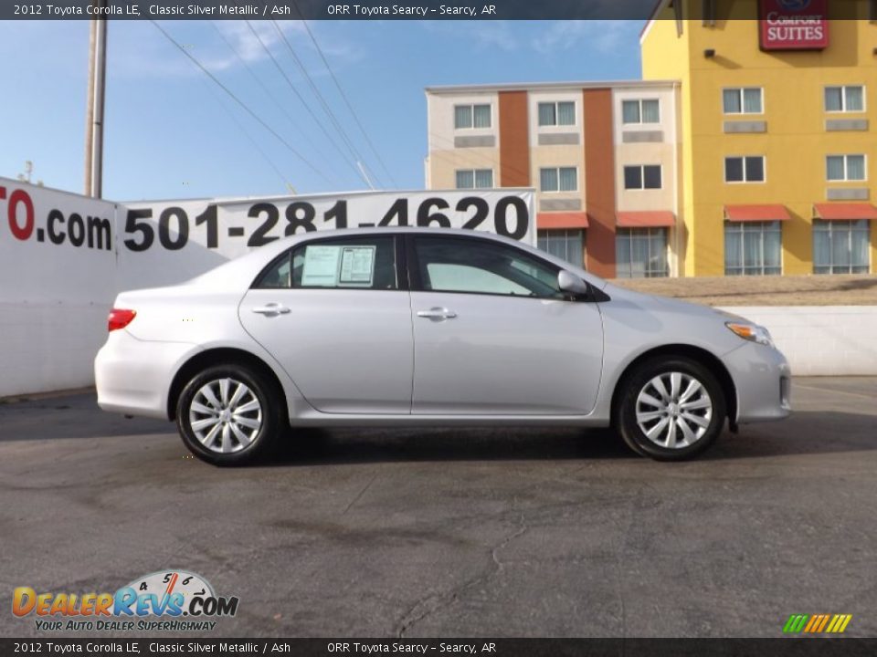 2012 Toyota Corolla LE Classic Silver Metallic / Ash Photo #9