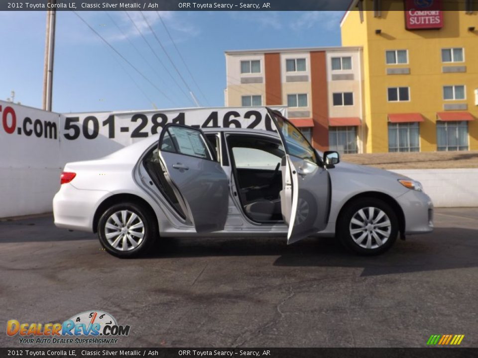 2012 Toyota Corolla LE Classic Silver Metallic / Ash Photo #10