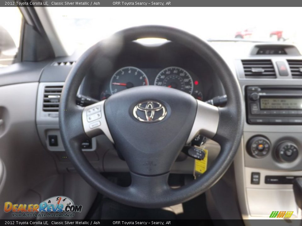 2012 Toyota Corolla LE Classic Silver Metallic / Ash Photo #11