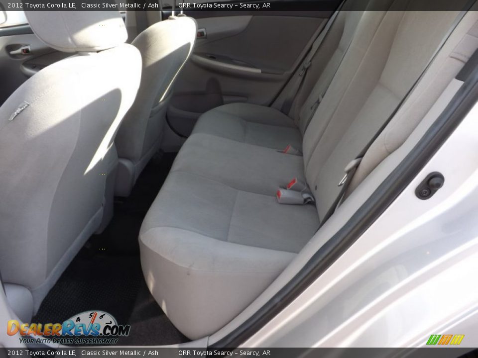 2012 Toyota Corolla LE Classic Silver Metallic / Ash Photo #15