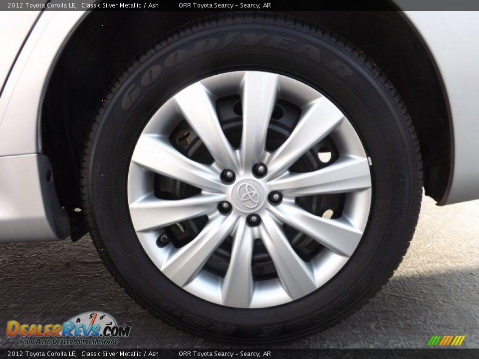 2012 Toyota Corolla LE Classic Silver Metallic / Ash Photo #17