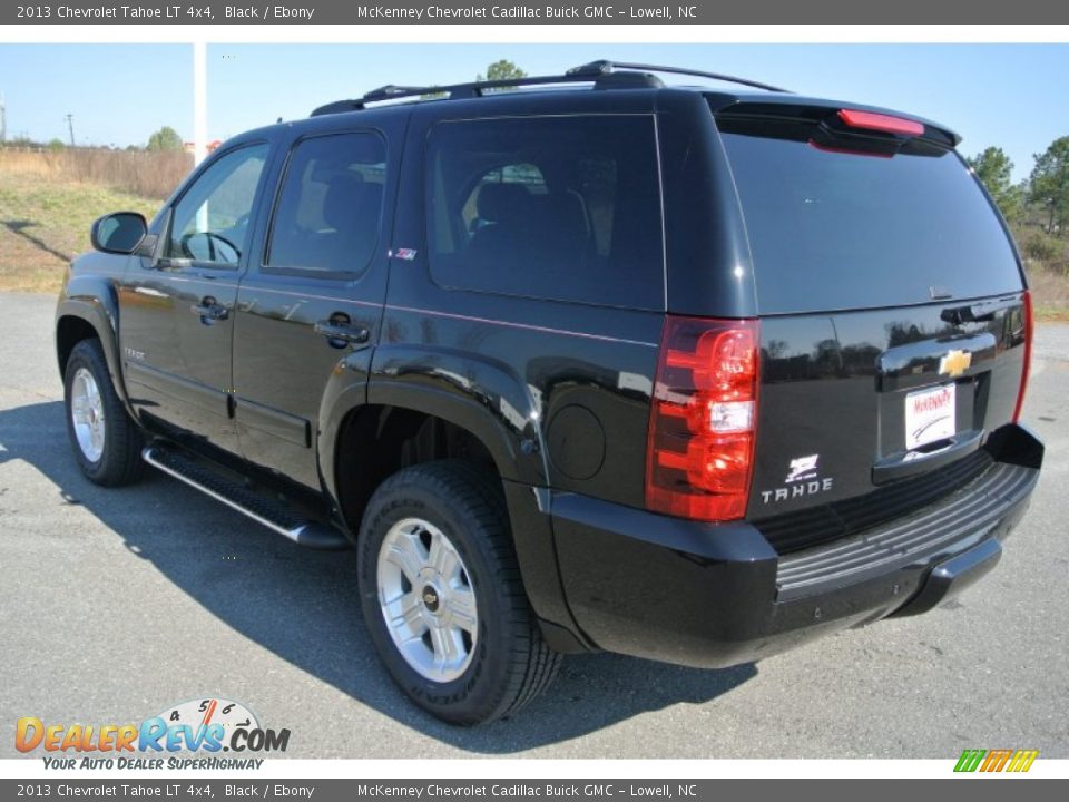 2013 Chevrolet Tahoe LT 4x4 Black / Ebony Photo #4