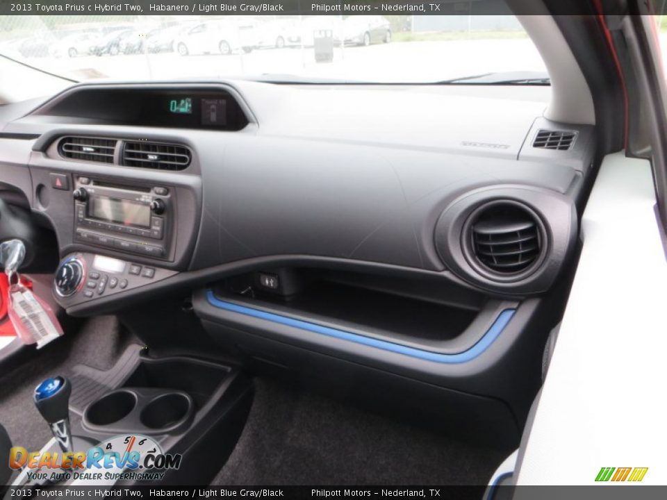 Dashboard of 2013 Toyota Prius c Hybrid Two Photo #19