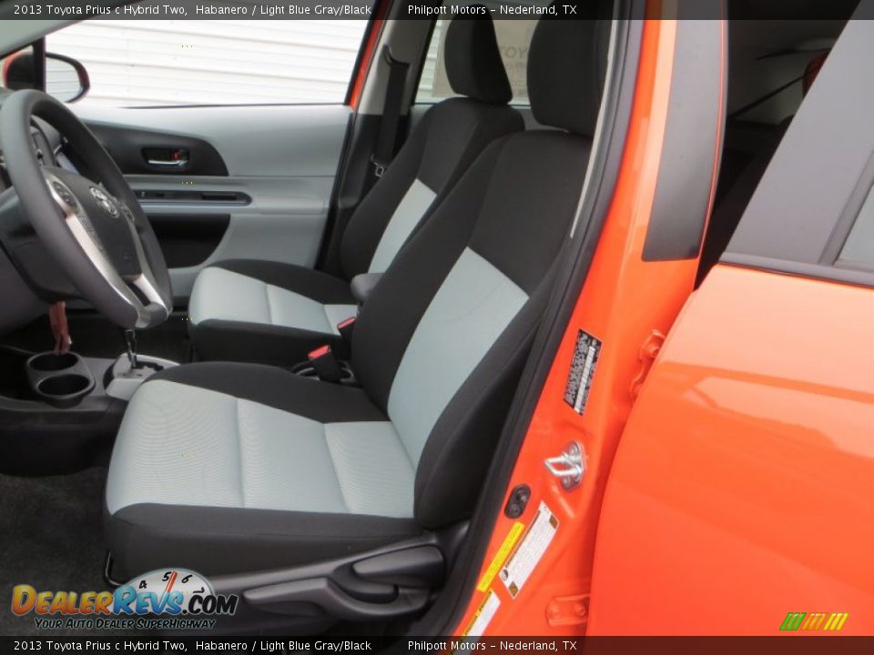 Front Seat of 2013 Toyota Prius c Hybrid Two Photo #23