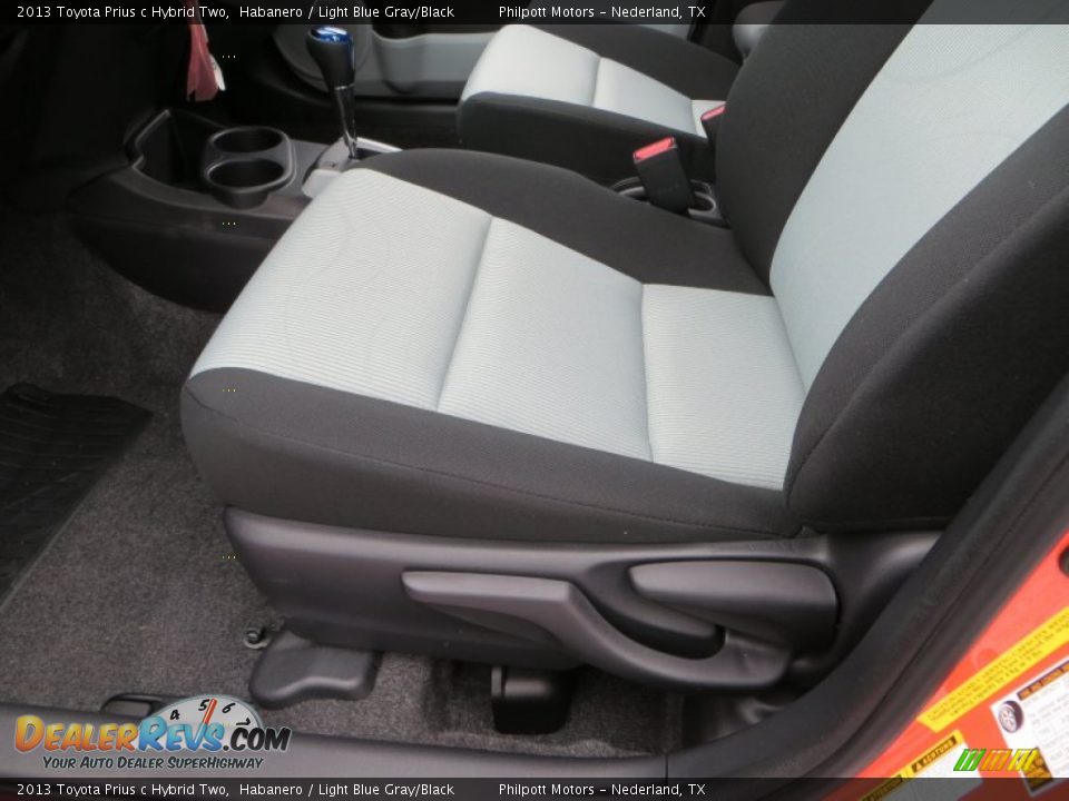 Front Seat of 2013 Toyota Prius c Hybrid Two Photo #24
