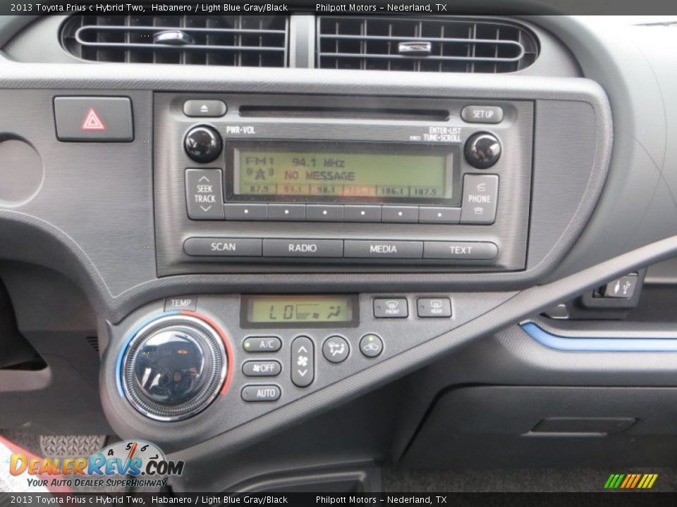 Audio System of 2013 Toyota Prius c Hybrid Two Photo #28