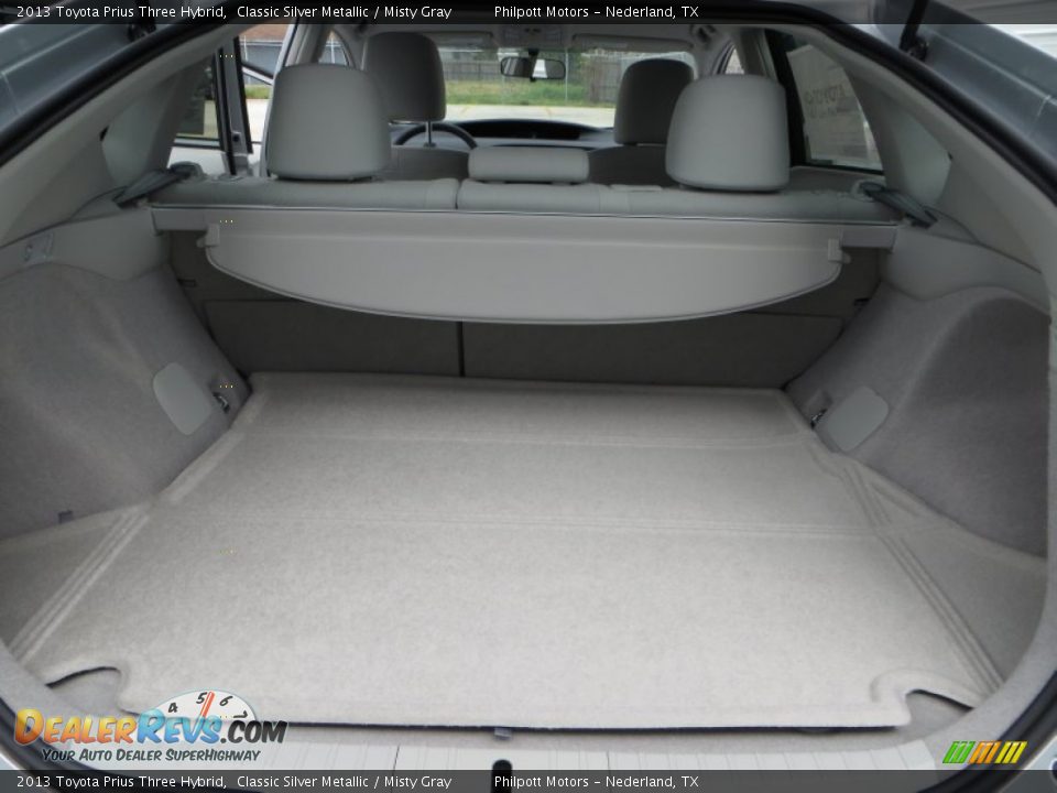 2013 Toyota Prius Three Hybrid Classic Silver Metallic / Misty Gray Photo #16