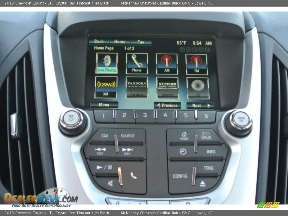 2013 Chevrolet Equinox LT Crystal Red Tintcoat / Jet Black Photo #12