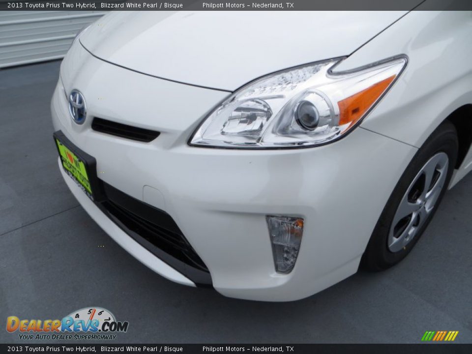 2013 Toyota Prius Two Hybrid Blizzard White Pearl / Bisque Photo #12