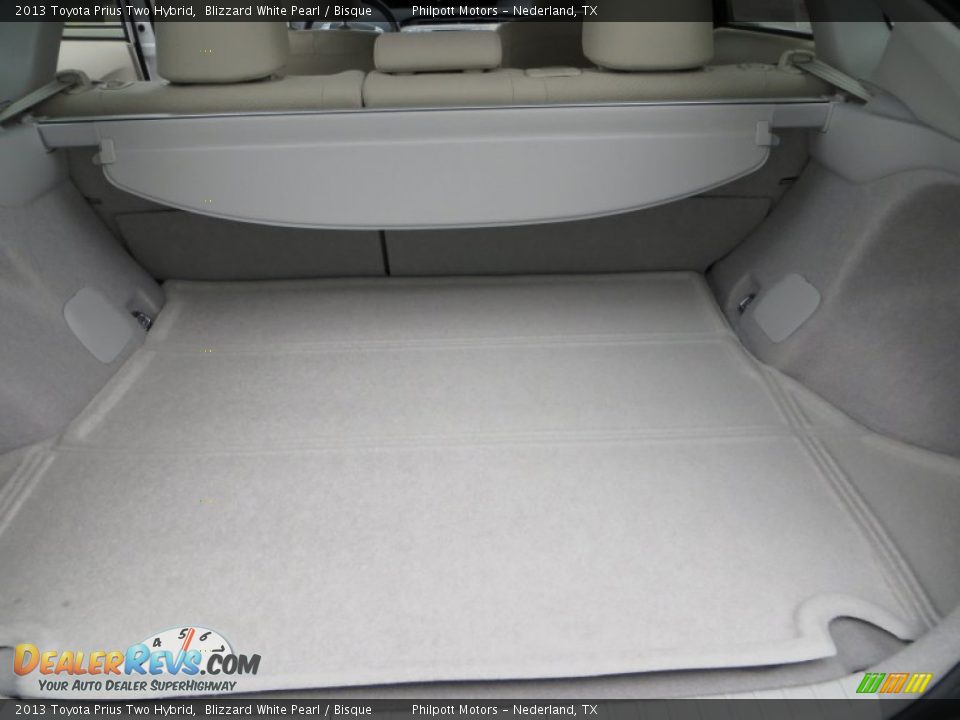2013 Toyota Prius Two Hybrid Blizzard White Pearl / Bisque Photo #16