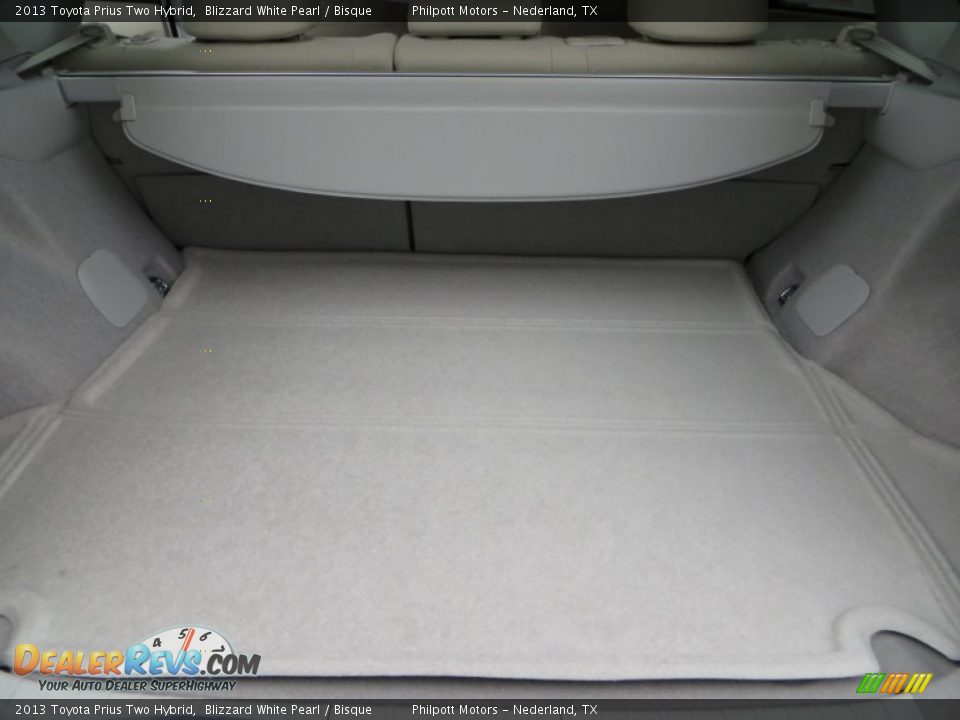 2013 Toyota Prius Two Hybrid Blizzard White Pearl / Bisque Photo #17