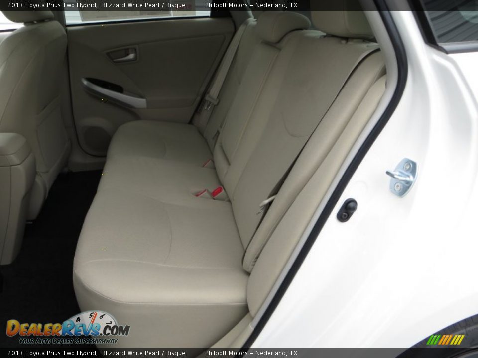 2013 Toyota Prius Two Hybrid Blizzard White Pearl / Bisque Photo #22