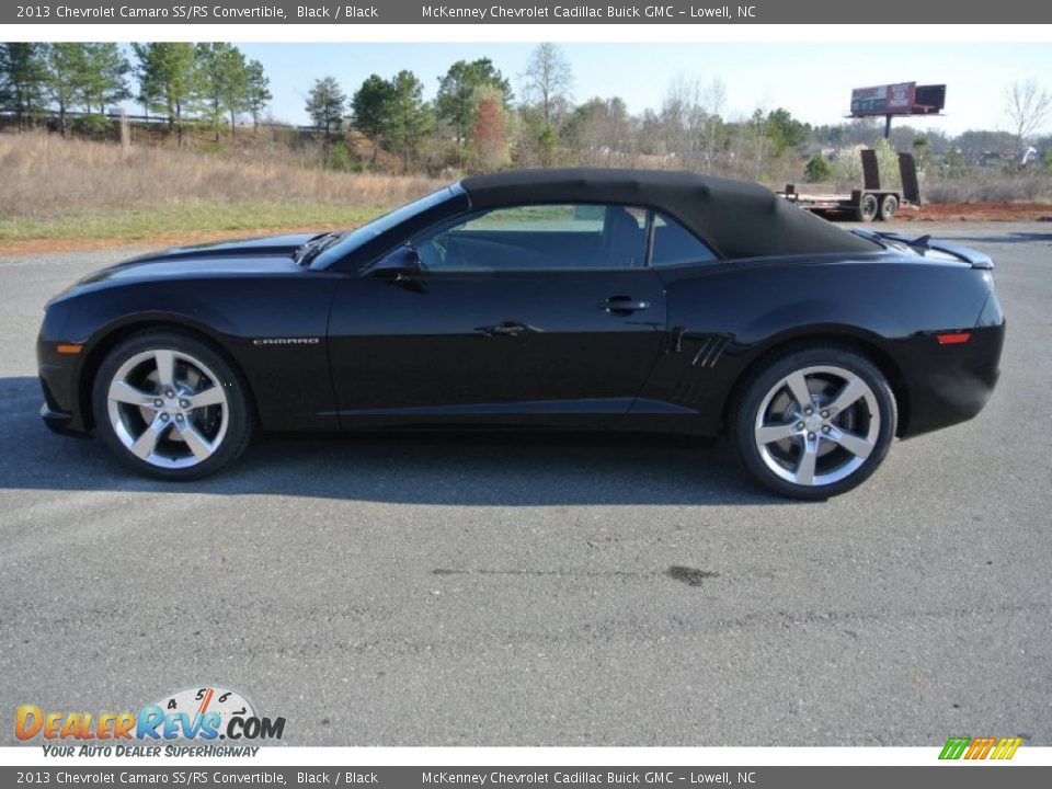 2013 Chevrolet Camaro SS/RS Convertible Black / Black Photo #3
