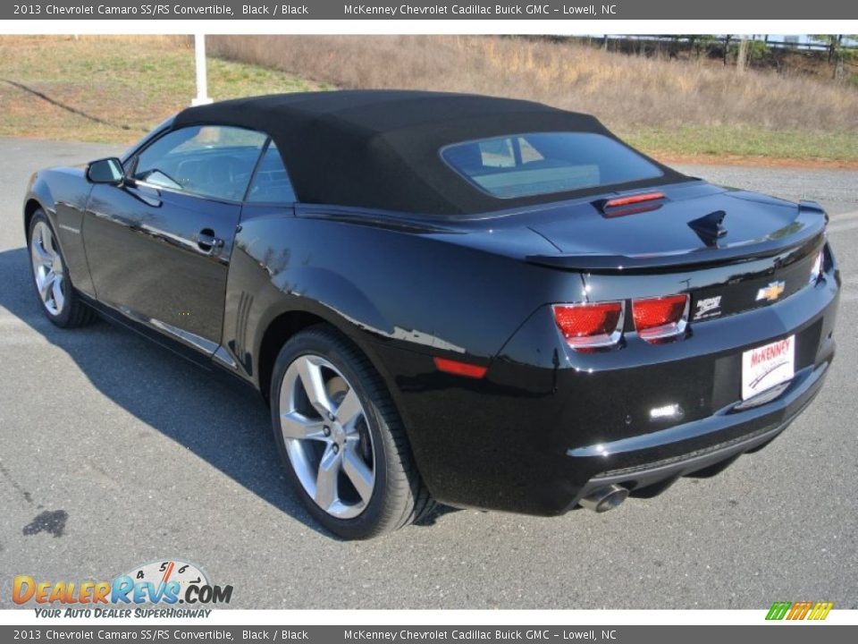 2013 Chevrolet Camaro SS/RS Convertible Black / Black Photo #4
