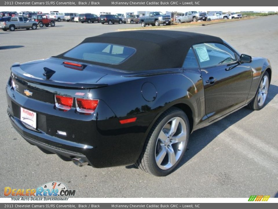 2013 Chevrolet Camaro SS/RS Convertible Black / Black Photo #5