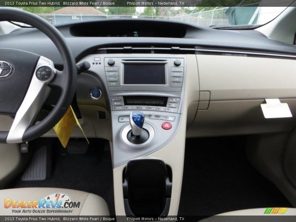 2013 Toyota Prius Two Hybrid Blizzard White Pearl / Bisque Photo #27
