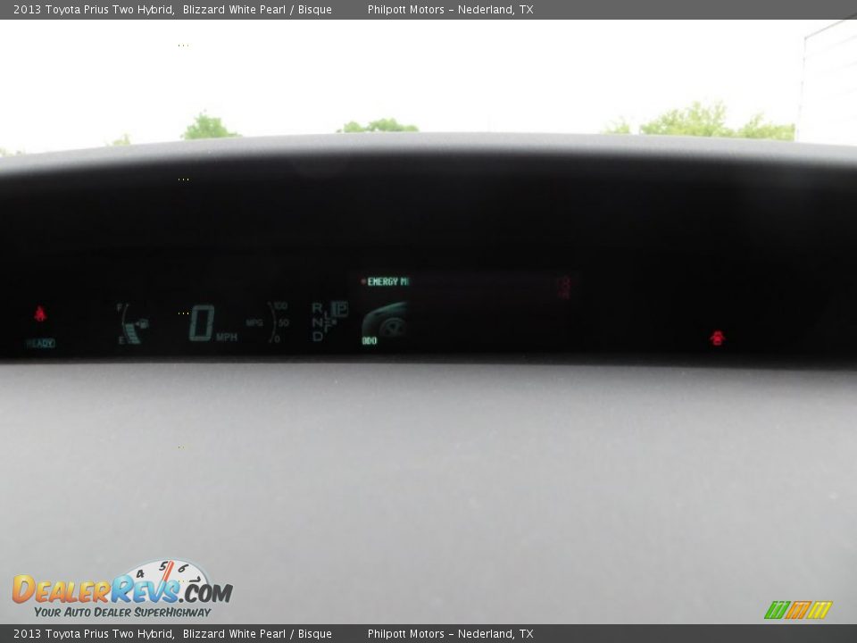 2013 Toyota Prius Two Hybrid Blizzard White Pearl / Bisque Photo #28