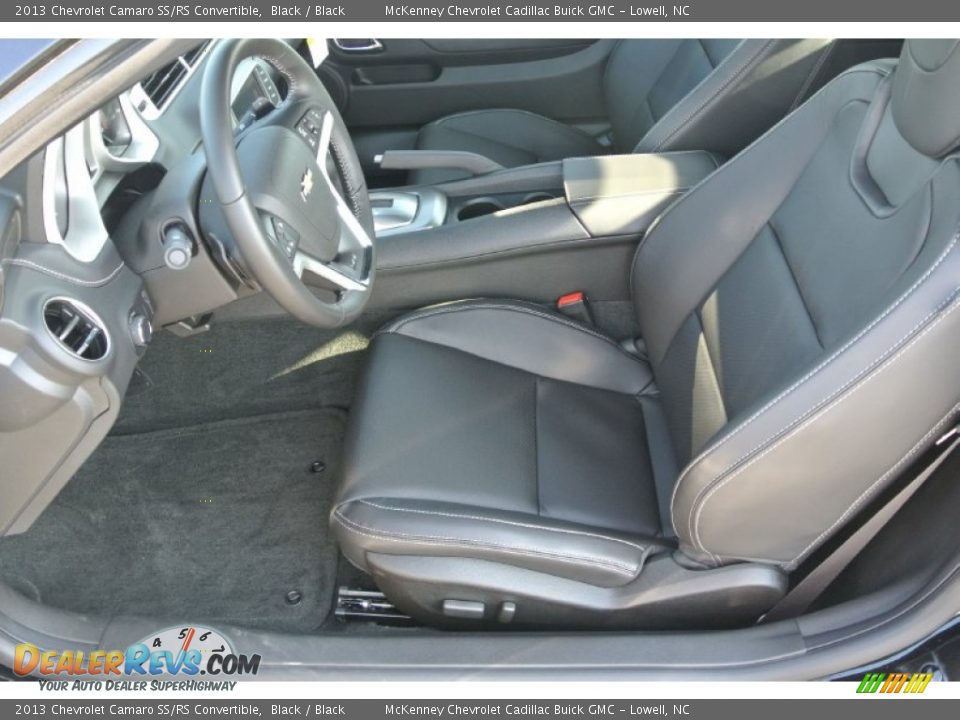 Black Interior - 2013 Chevrolet Camaro SS/RS Convertible Photo #8