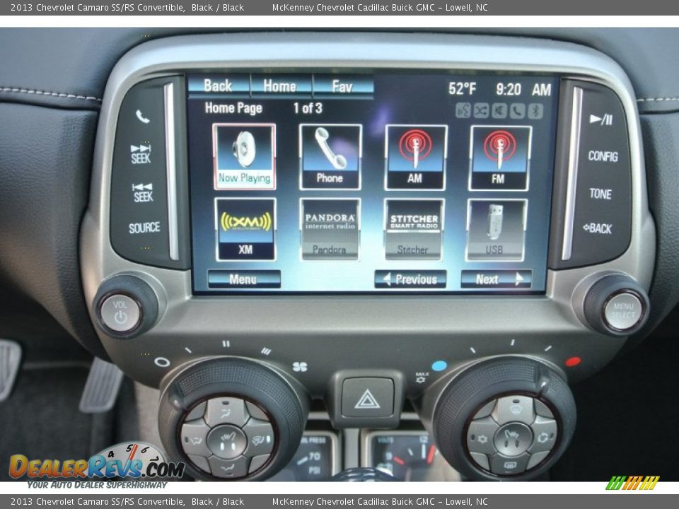 Controls of 2013 Chevrolet Camaro SS/RS Convertible Photo #15