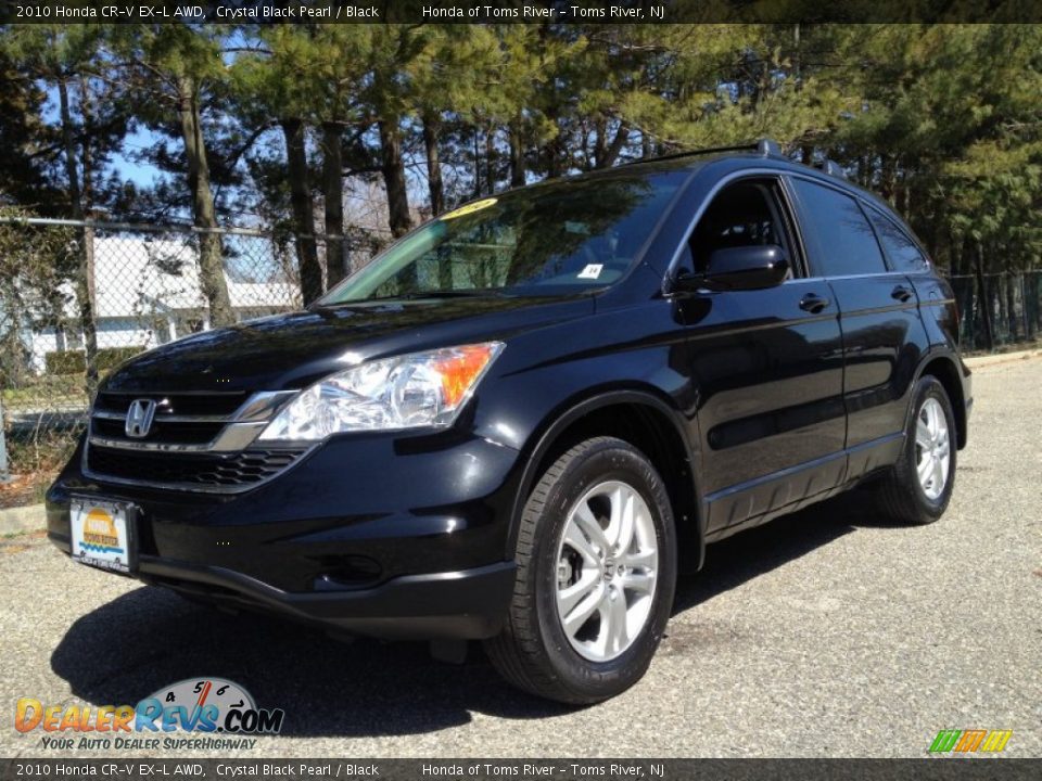 2010 Honda CR-V EX-L AWD Crystal Black Pearl / Black Photo #1