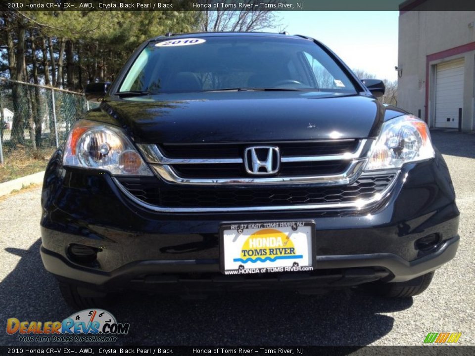 2010 Honda CR-V EX-L AWD Crystal Black Pearl / Black Photo #2