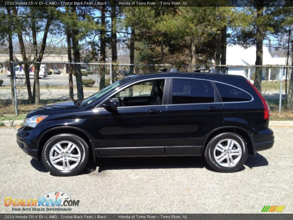 2010 Honda CR-V EX-L AWD Crystal Black Pearl / Black Photo #4