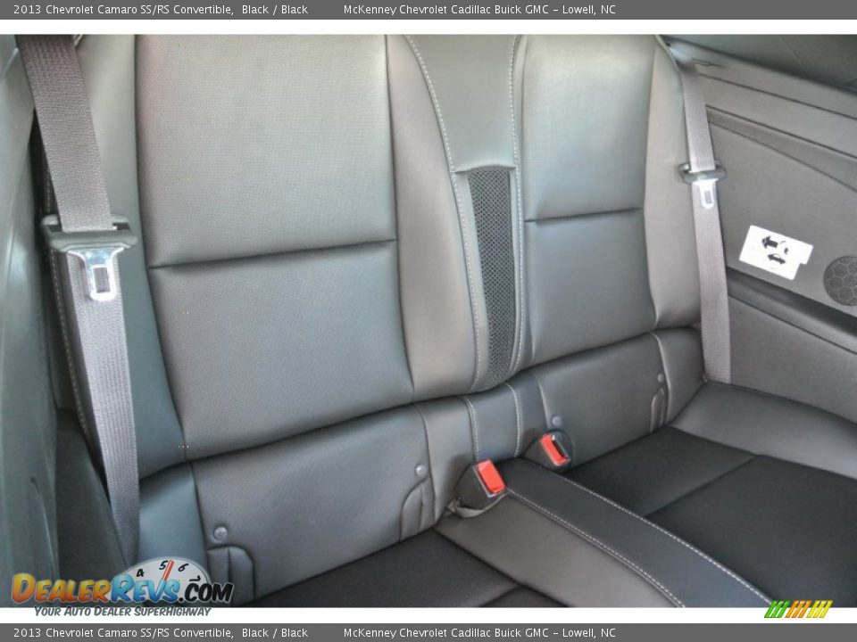 Rear Seat of 2013 Chevrolet Camaro SS/RS Convertible Photo #20