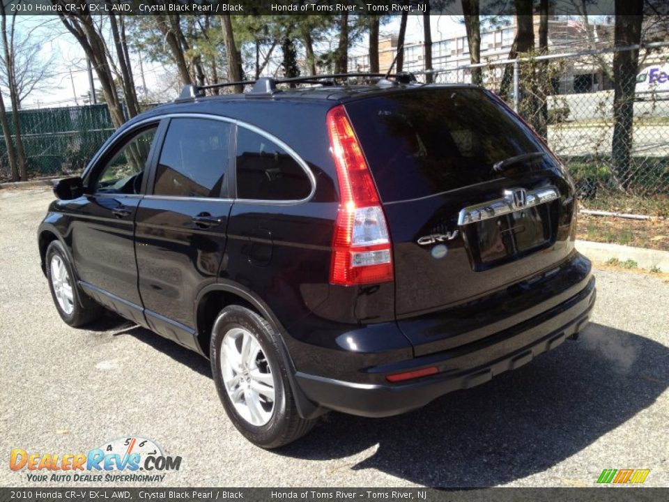 2010 Honda CR-V EX-L AWD Crystal Black Pearl / Black Photo #5