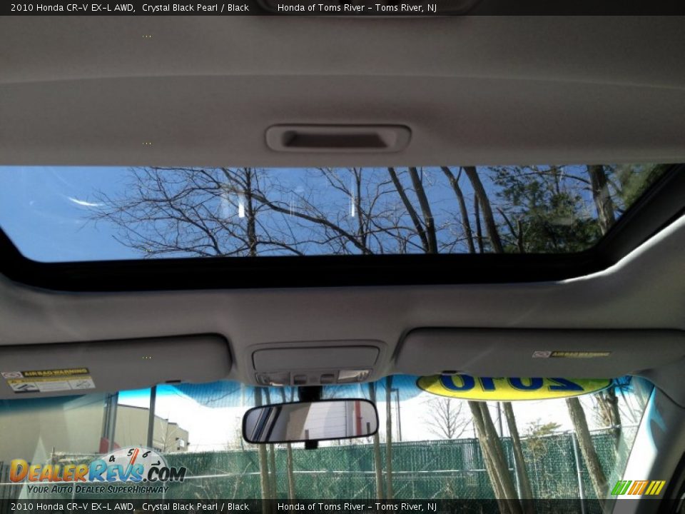 2010 Honda CR-V EX-L AWD Crystal Black Pearl / Black Photo #8