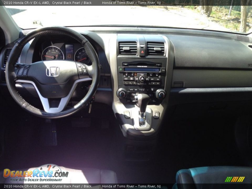 2010 Honda CR-V EX-L AWD Crystal Black Pearl / Black Photo #9